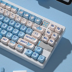 Cute Blue Chillet Palword Theme Artisan Keycap Set - KeyArtisan