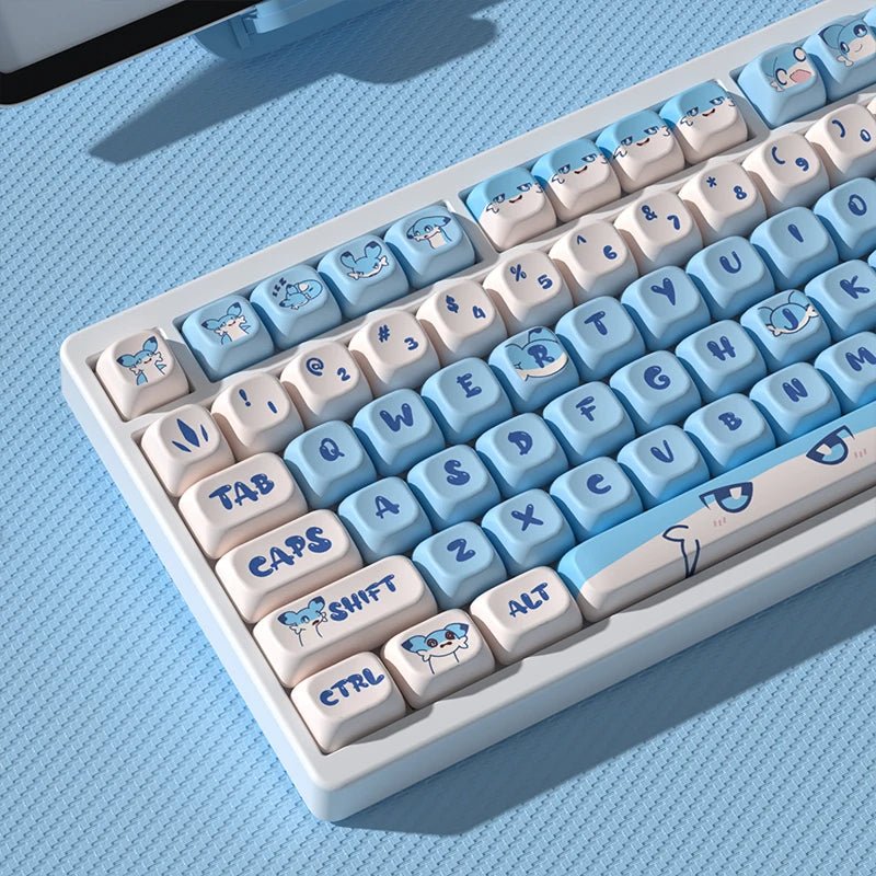 Cute Blue Chillet Palword Theme Artisan Keycap Set - KeyArtisan