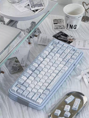 Cute Blue Dream Theme Artisan Keycap Set - KeyArtisan