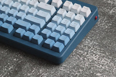 Cute Blue Gradient Backlit Keycap Set - KeyArtisan