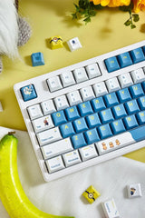 Cute Blue Minions Theme Cartoon Keycap Set - KeyArtisan