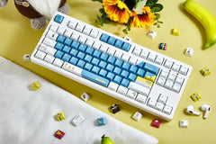 Cute Blue Minions Theme Cartoon Keycap Set - KeyArtisan
