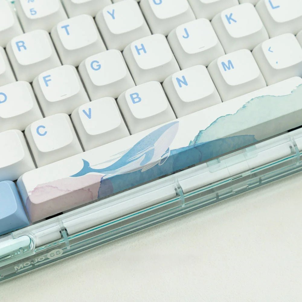 Cute Blue Ocean Theme Artisan Keycap Set - KeyArtisan