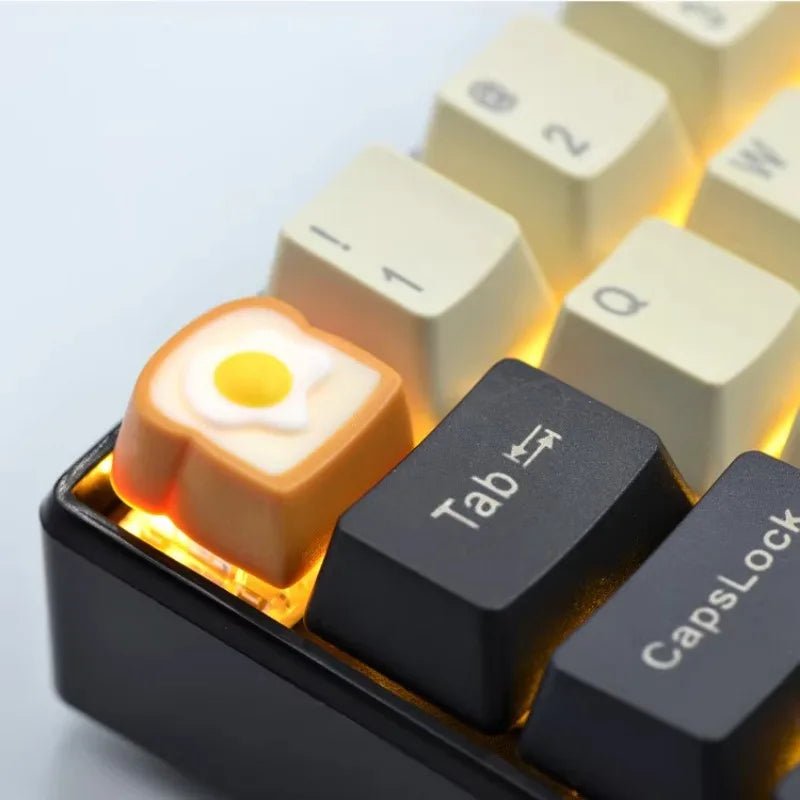 Cute Breakfast Bread Theme Keycap - KeyArtisan