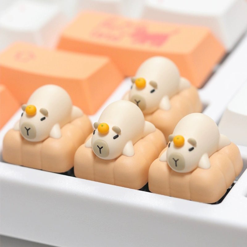 Cute Capybara Theme Keycap - KeyArtisan