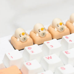 Cute Capybara Theme Keycap - KeyArtisan