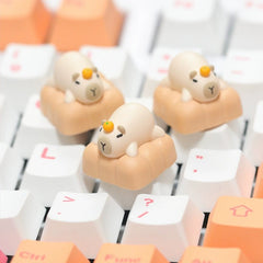 Cute Capybara Theme Keycap - KeyArtisan