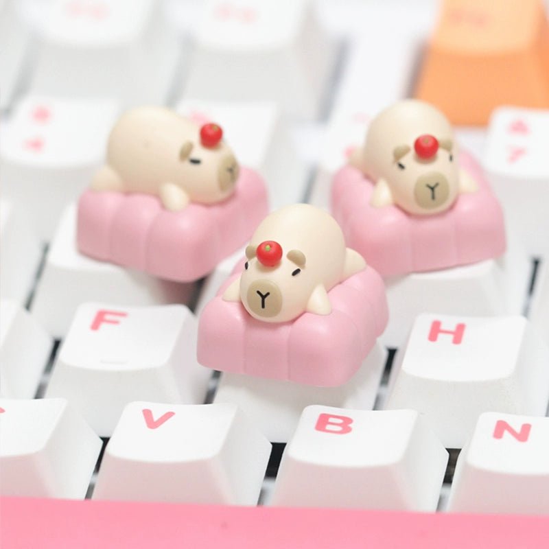 Cute Capybara Theme Keycap - KeyArtisan