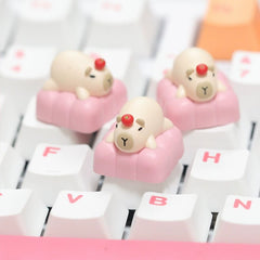 Cute Capybara Theme Keycap - KeyArtisan
