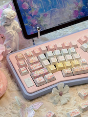 Cute Circus Teddy Bear Theme Artisan Keycap Set - KeyArtisan