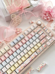 Cute Circus Teddy Bear Theme Artisan Keycap Set - KeyArtisan
