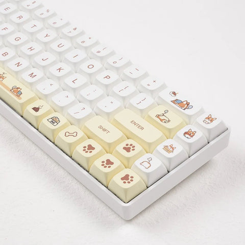 Cute Corgi Dog Theme Artisan Keycap Set - KeyArtisan