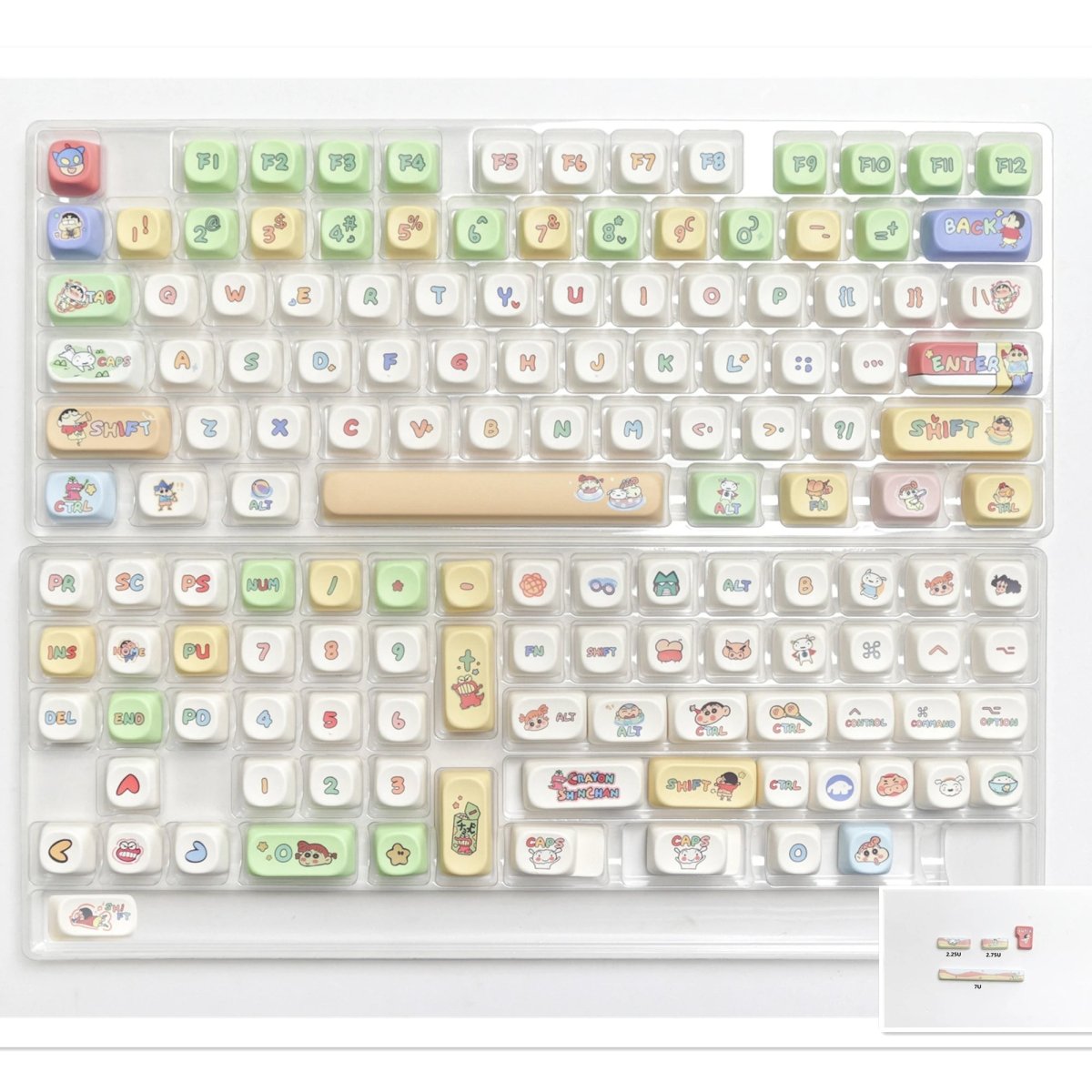 Cute Crayon Shin - Chan Theme Artisan Keycap Set - KeyArtisan