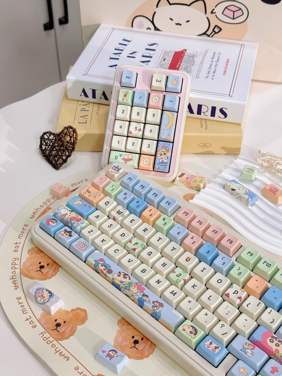 Cute Crayon Shin - Chan Theme Keycap Set - KeyArtisan