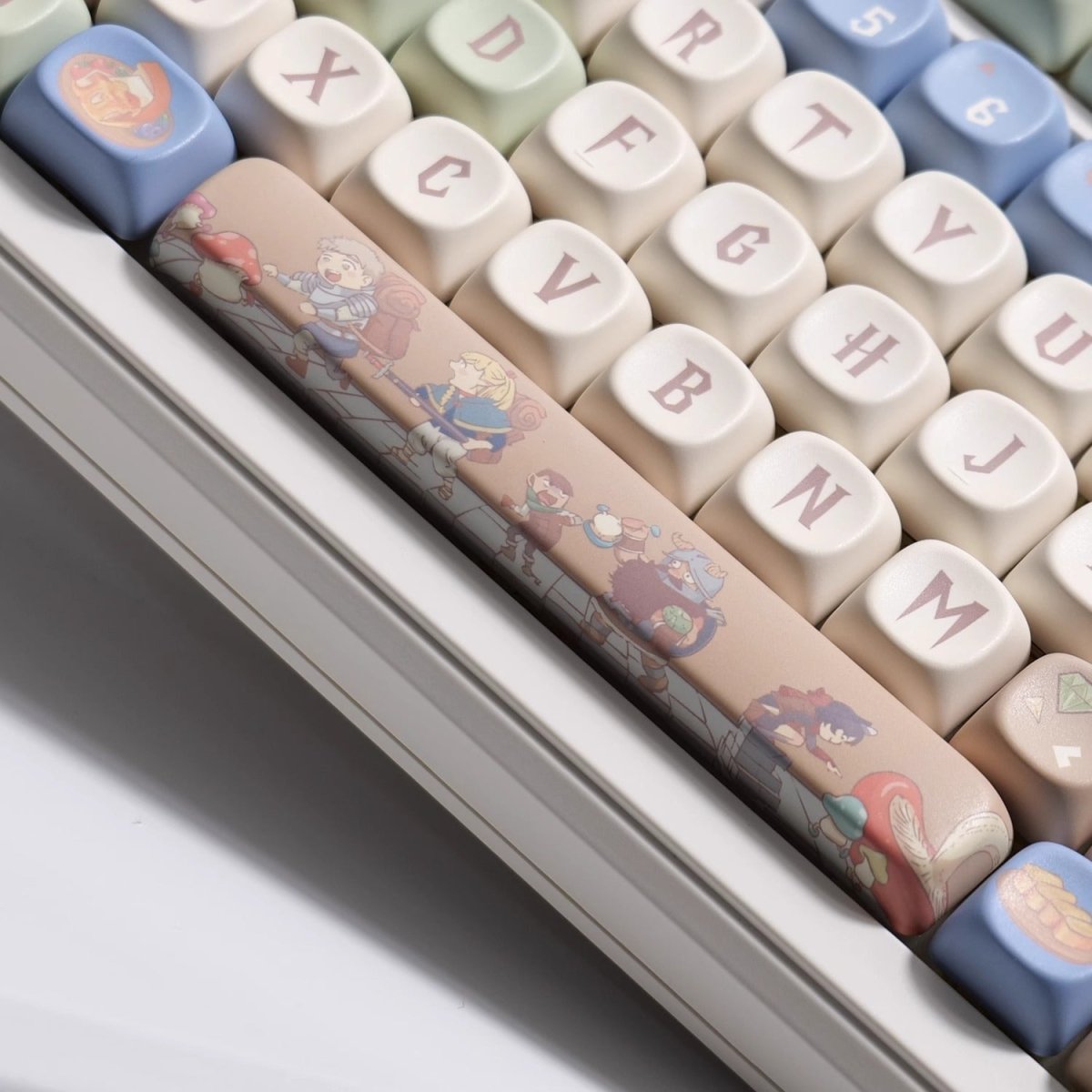 Cute Delicious in Dungeon Theme Anime Keycap Set - KeyArtisan
