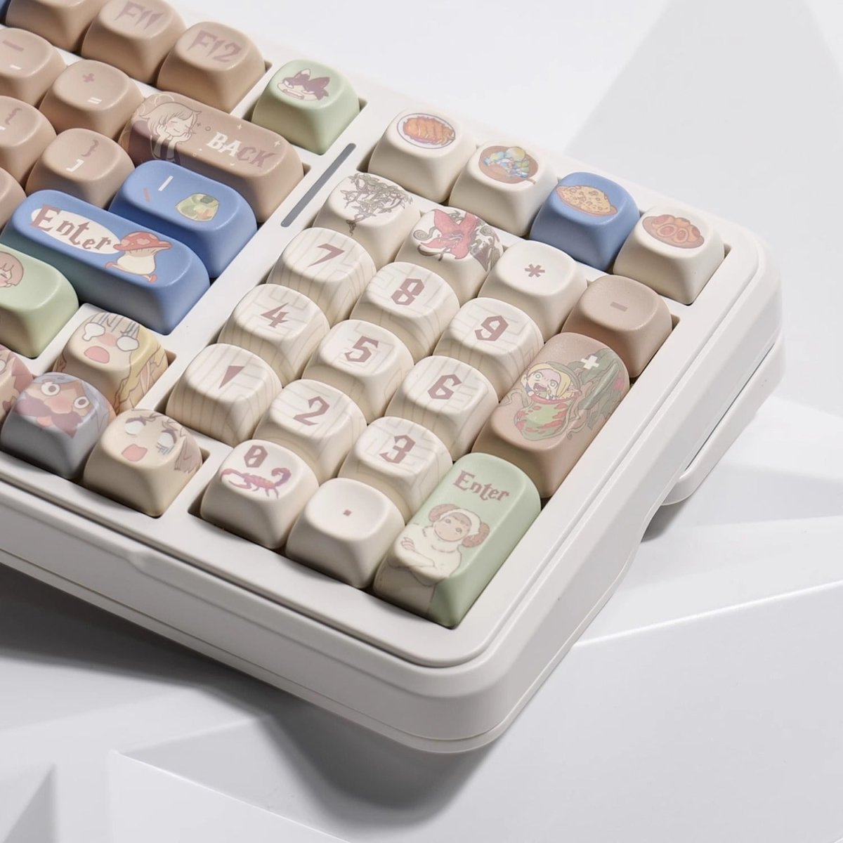 Cute Delicious in Dungeon Theme Anime Keycap Set - KeyArtisan