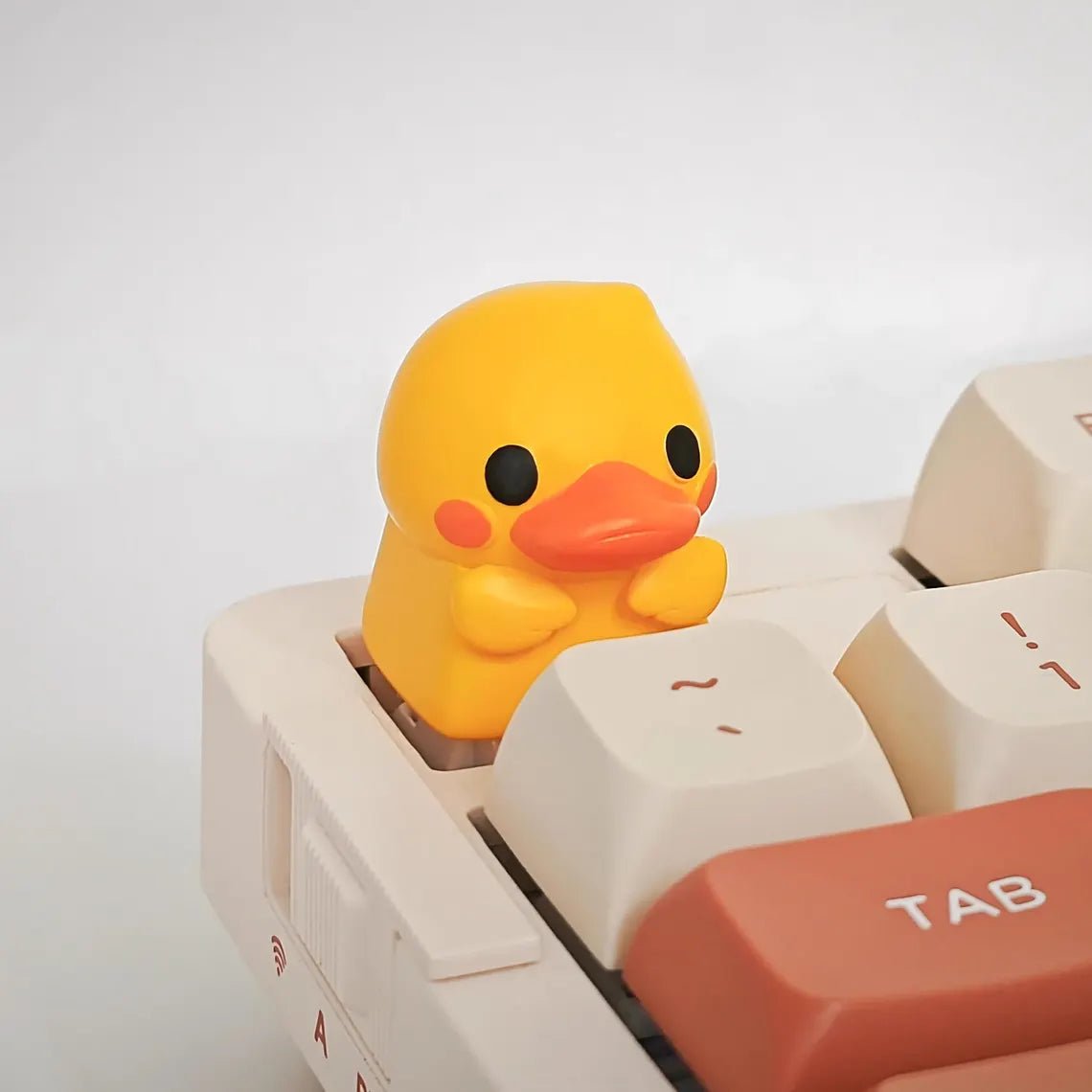 Cute Duck Theme Artisan Resin 3D Keycap - KeyArtisan