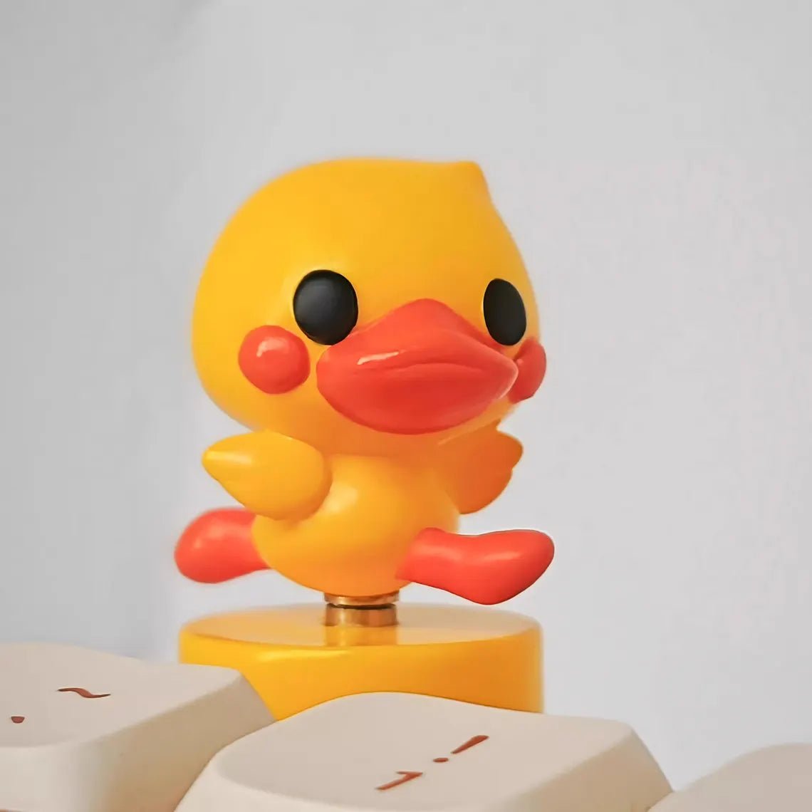 Cute Duck Theme Artisan Resin 3D Keycap - KeyArtisan