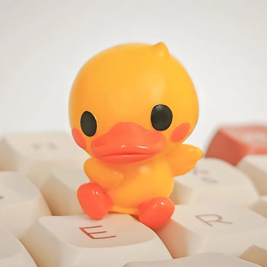 Cute Duck Theme Artisan Resin 3D Keycap - KeyArtisan