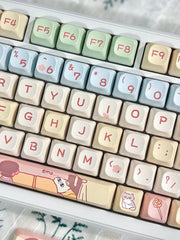 Cute Empress Cat Theme Artisan Keycap Set - KeyArtisan