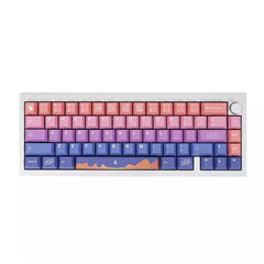 Cute Fairy Tale Theme Purple Gradient Keycap Set - KeyArtisan