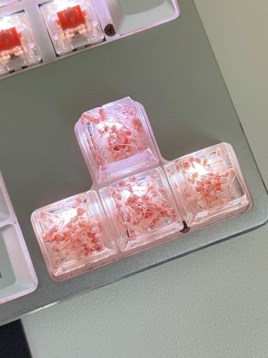 Floral Keycaps Cute Flower Theme Resin Epoxy Floral Keycap – KeyArtisan