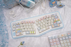 Cute Funny Emote Bear Theme Keycap Set - KeyArtisan