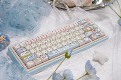 Cute Funny Emote Bear Theme Keycap Set - KeyArtisan