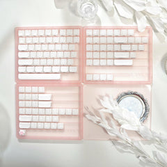 Cute Jelly Cat Theme Pink Keycap Set - KeyArtisan