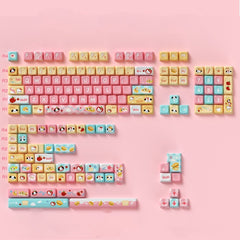 Cute Kitty Puppy Toast Theme Keycap Set - KeyArtisan