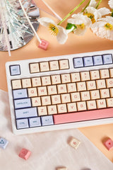 Cute Marsmallow Theme PBT XDA Keycap Set - KeyArtisan