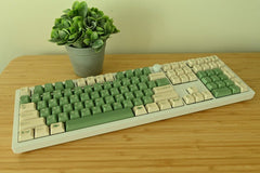 Cute Matcha Tea Theme Green Keycap Set - KeyArtisan