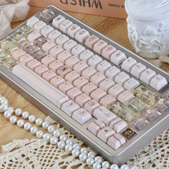 Cute Minimalistic Pastel Gradient Keycap Set - KeyArtisan