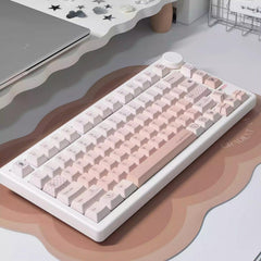 Cute Minimalistic Pastel Gradient Keycap Set - KeyArtisan