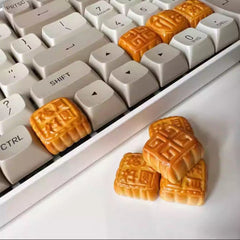 Cute Mooncake Theme Artisan Resin Keycap - KeyArtisan