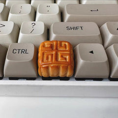 Cute Mooncake Theme Artisan Resin Keycap - KeyArtisan