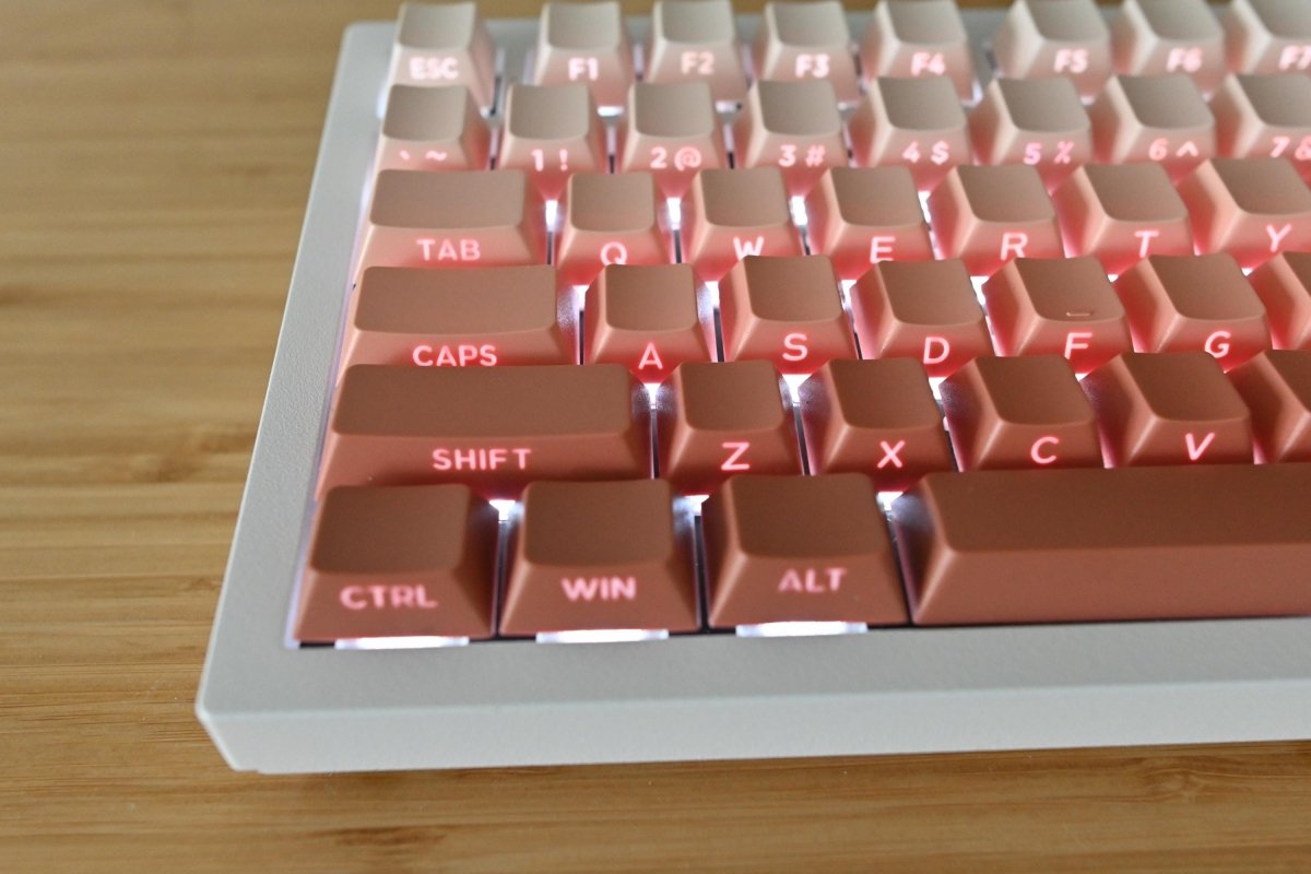 Cute Orange Gradient Backlit Keycap Set - KeyArtisan