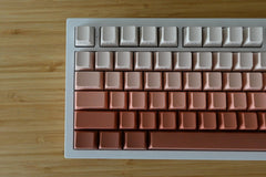 Cute Orange Gradient Backlit Keycap Set - KeyArtisan