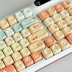 Cute Orange Soda Theme Artisan Keycap Set - KeyArtisan
