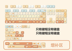 Cute Orange Soda Theme Artisan Keycap Set - KeyArtisan