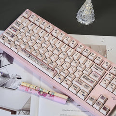 Cute Pastel Dessert & Code Theme Keycap Set - KeyArtisan
