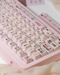 Cute Pastel Dessert & Code Theme Keycap Set - KeyArtisan