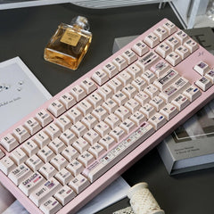 Cute Pastel Dessert & Code Theme Keycap Set - KeyArtisan