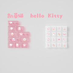 Cute Pink Hello Kitty Theme Keycap Set - KeyArtisan