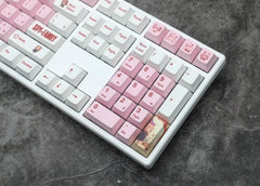 Cute Pink Spy x Family Anya Anime Keycap Set - KeyArtisan