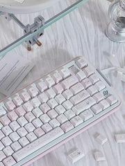 Cute Pink Sweet Cartoon Theme Artisan Keycap Set - KeyArtisan
