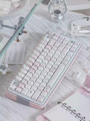 Cute Pink Sweet Cartoon Theme Artisan Keycap Set - KeyArtisan