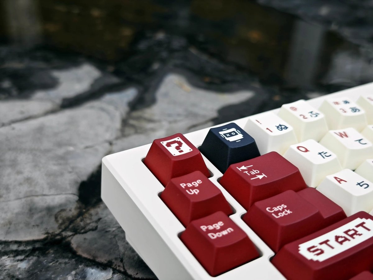 Cute Pixel Gaming Retro Style Keycap Set - KeyArtisan