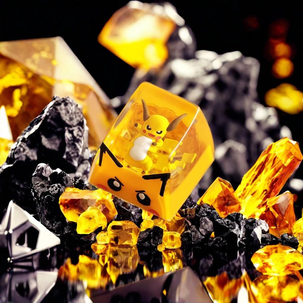 Cute Pokemon Anime Artisan Resin Keycap - KeyArtisan