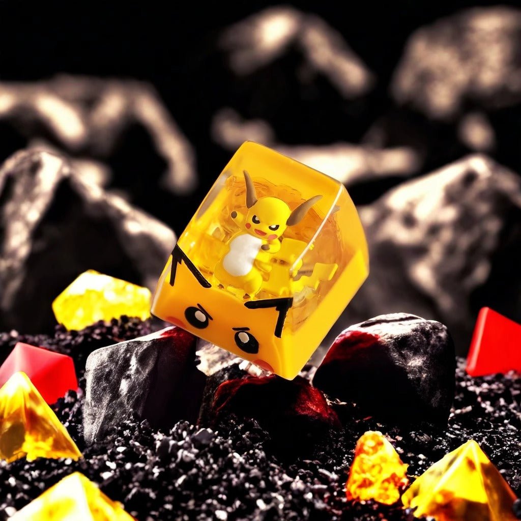 Cute Pokemon Anime Artisan Resin Keycap - KeyArtisan
